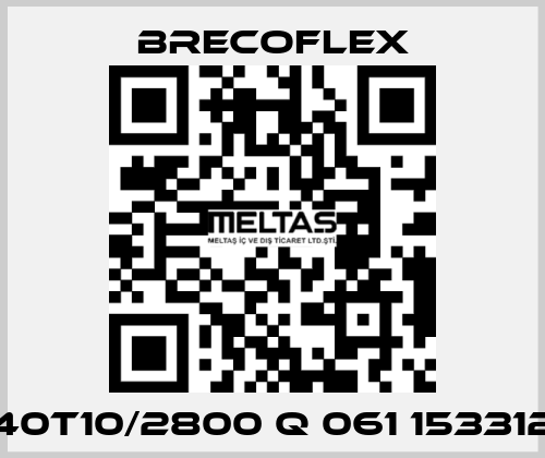 40T10/2800 Q 061 153312 Brecoflex