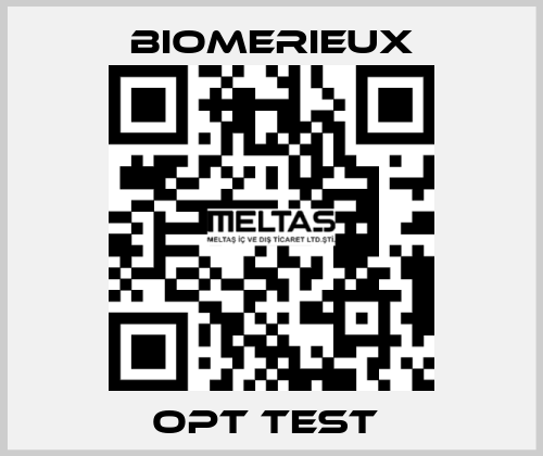 OPT test  Biomerieux