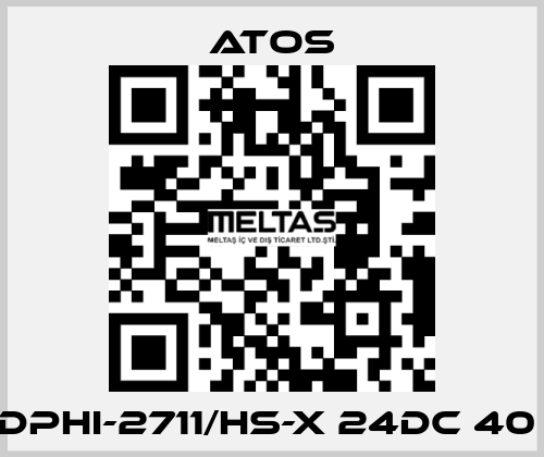 DPHI-2711/HS-X 24DC 40  Atos