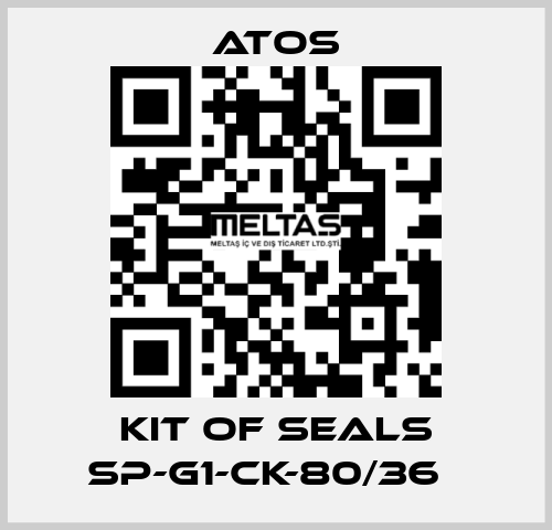 Kit of seals SP-G1-CK-80/36   Atos