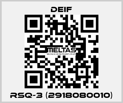 RSQ-3 (2918080010) Deif