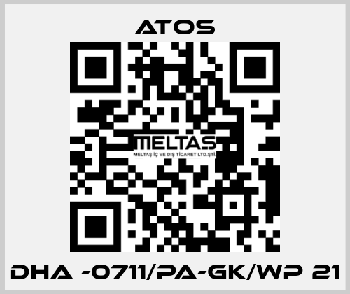 DHA -0711/PA-GK/WP 21 Atos