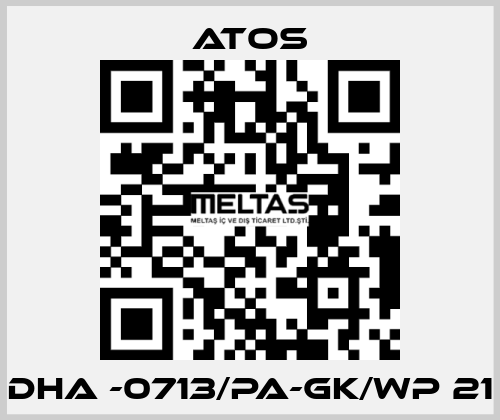 DHA -0713/PA-GK/WP 21 Atos