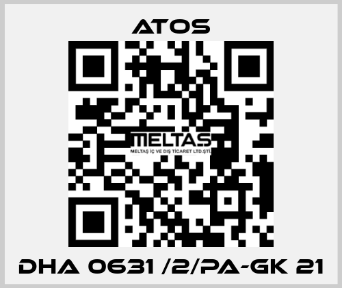 DHA 0631 /2/PA-GK 21 Atos