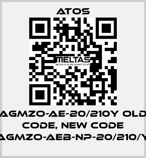 AGMZO-AE-20/210Y old code, new code AGMZO-AEB-NP-20/210/Y Atos