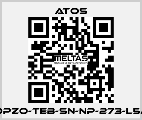 DPZO-TEB-SN-NP-273-L5/I Atos