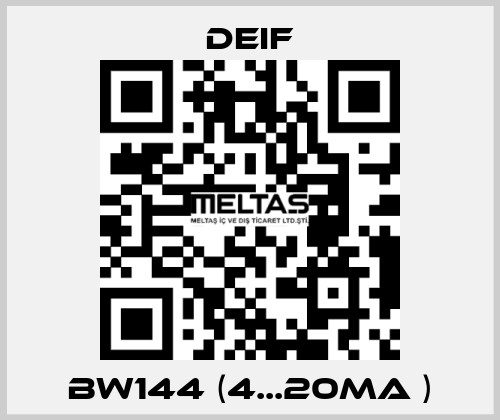 BW144 (4...20mA ) Deif