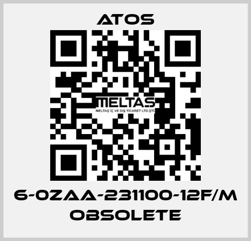 6-0ZAA-231100-12F/M obsolete Atos