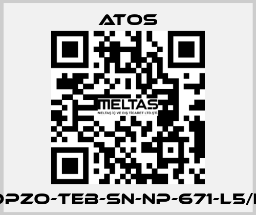 DPZO-TEB-SN-NP-671-L5/E Atos