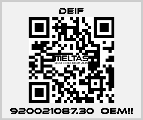 920021087.30  OEM!! Deif