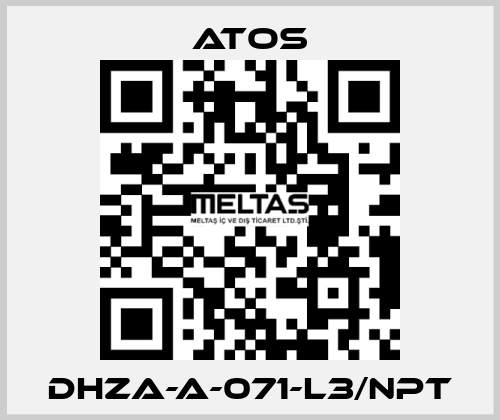 DHZA-A-071-L3/NPT Atos