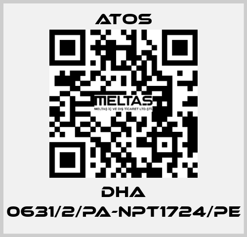 DHA 0631/2/PA-NPT1724/PE Atos