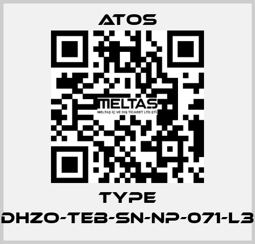 Type DHZO-TEB-SN-NP-071-L3 Atos