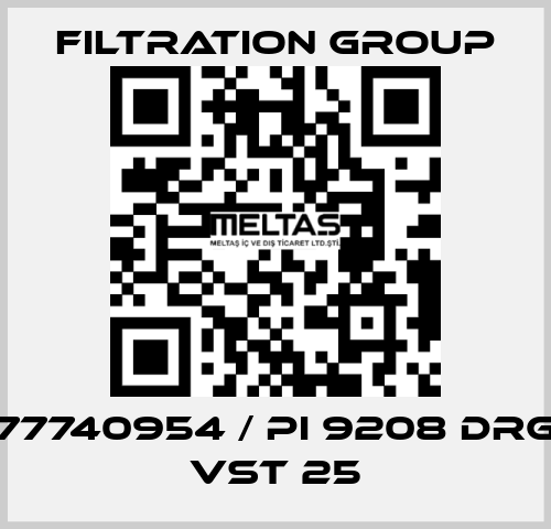 77740954 / PI 9208 DRG VST 25 Filtration Group