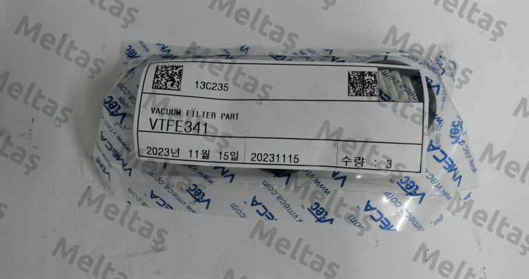 VTFE341 for VTF38-1 (Turtle pump) Vmeca