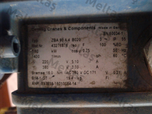 ZBA 90 A4 B020 - 43276876  Demag