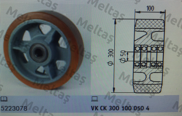 VK.CK 300/100/ 050/4  Vulkoprin