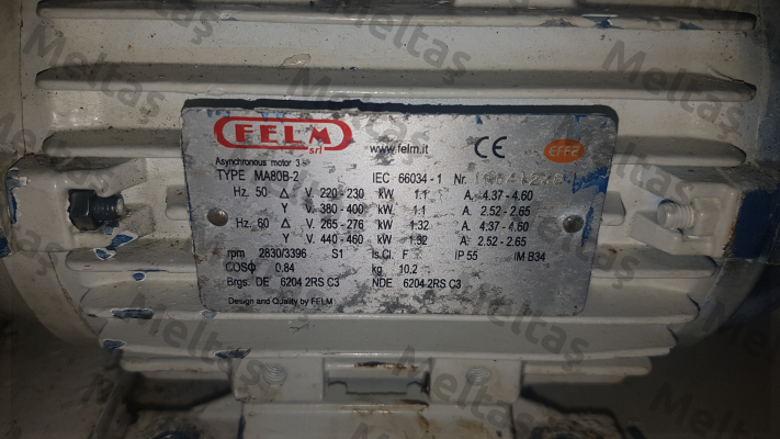 Type: MA80B-2 - obsolete replaced by BG FA2 80B-2  Felm