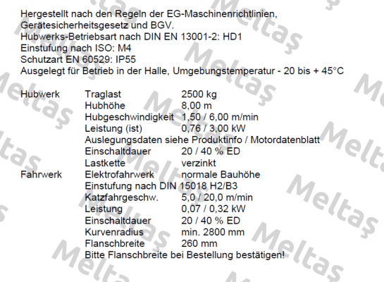 ST 5025-6/1,5 1/1  Stahl CraneSystems