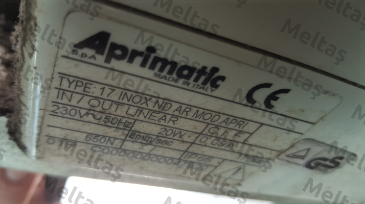 ACTUATOR APRI 17-C.170 230V (ND) (43571/001) Aprimatic