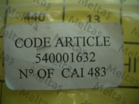 540001742 obsolete, replaced by  n° 540001815  Caillau