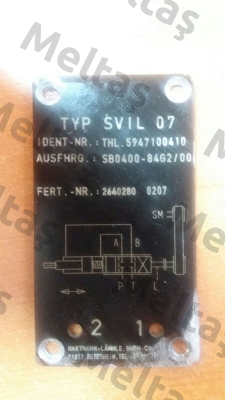 THL.5947100410 - obsolete, replaced by SVIL07SB0400-84G2/00   Voith