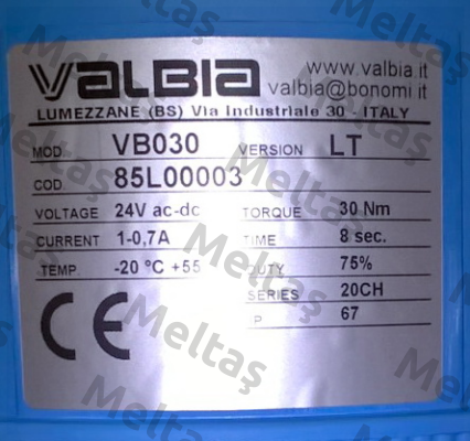 85L00003 VB030 Valbia