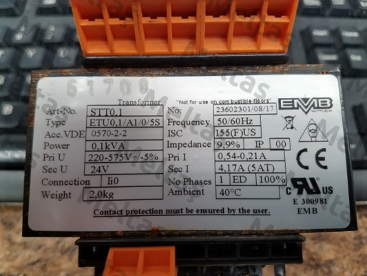 ETU0.1/A1/0/5S  OEM  Emb