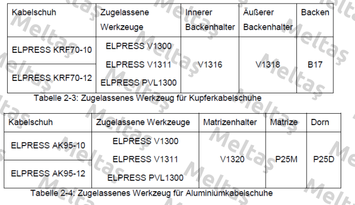 p/n: 5335-201300, Type: P25D Elpress