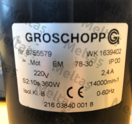 8755579 WK 1639402 oem  Groschopp