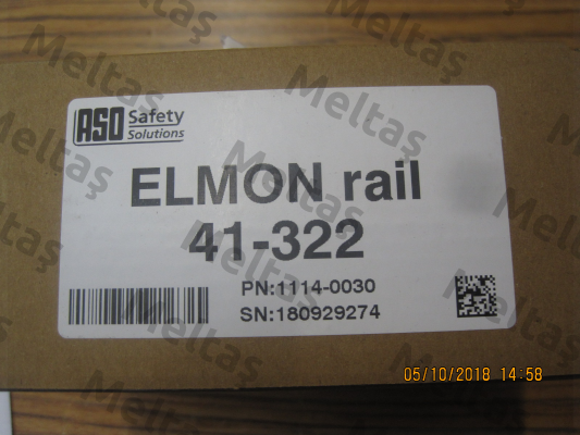 P/N: 1114-0030 Type: ELMON rail 41-322 ASO SAFETY