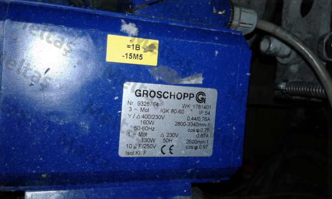 IGK 80 60 90W 1130Y/D B3  obsolete Groschopp