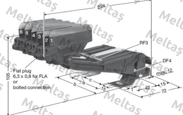 P/n: 0157199/00, Type: SA-KESL32-55F-3-18HS-0-03-04-04 Vahle