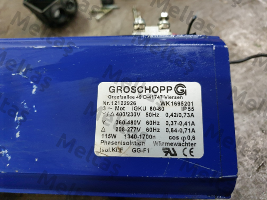 IGKU 80-80 (IP65) Groschopp