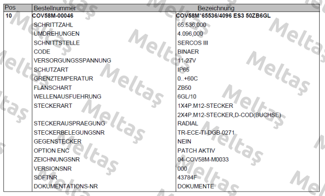 COV58M-00046 TR Electronic