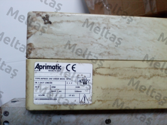 Type: APRI55 24V OXAR MOD. APRI Aprimatic