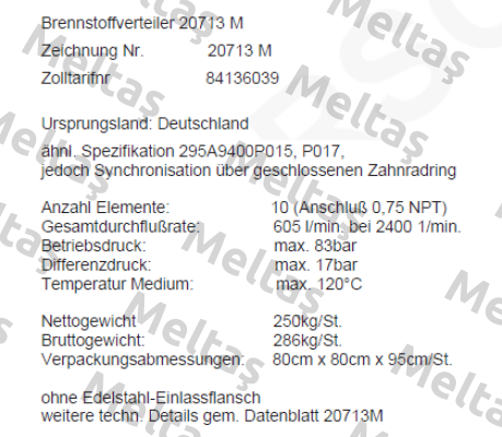 400121 / 20713M Scherzinger