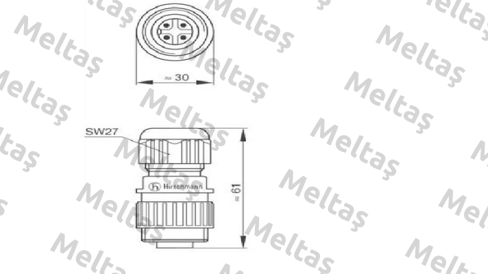 CA 3 LS   900368  Belden (Lumberg / Hirschmann)