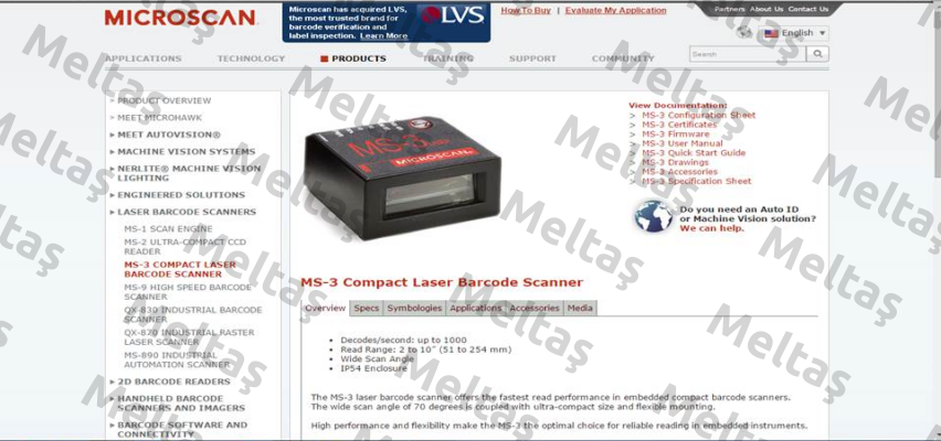 MS 3-0003 Microscan