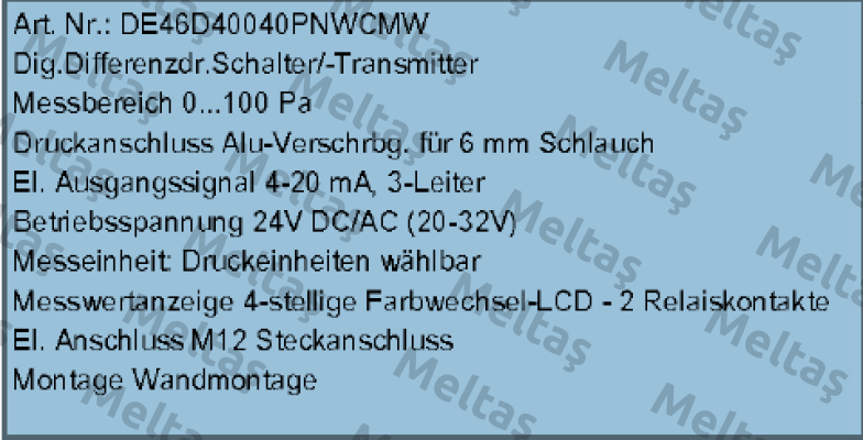 DE46D40040PNWCMW  Fischer