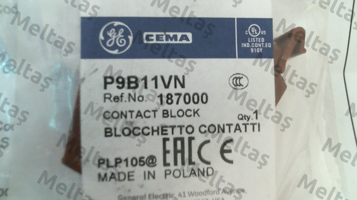 187000 Cema (General Electric)