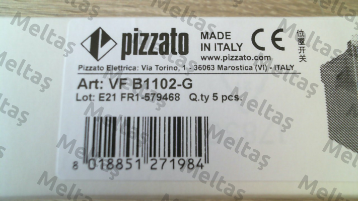 VF B1102-G Pizzato Elettrica