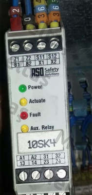 10SK4 replaced by 41-322   ASO SAFETY