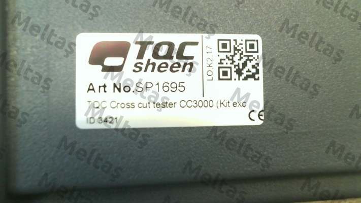 Type CC3000 (old P/N SP1681-new P/N SP1695) TQC