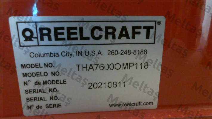 THA7600 OMP118 Reelcraft