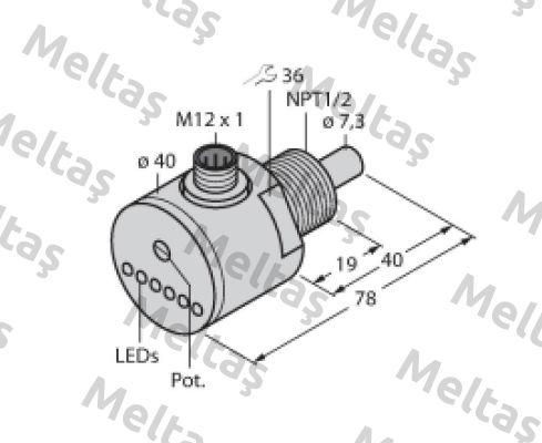 FCS-N1/2A4-ARX-H1140 Turck