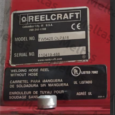 TW5425 OLP Reelcraft