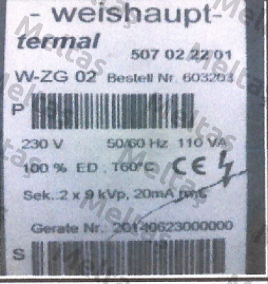 603226 Weishaupt